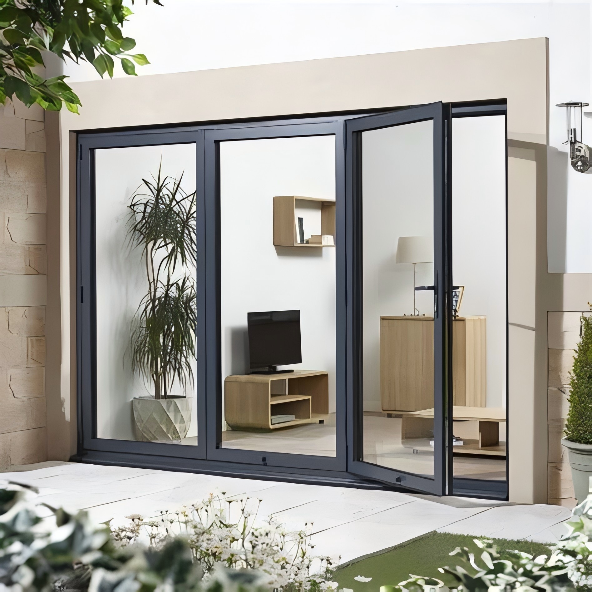 Aluminum door
